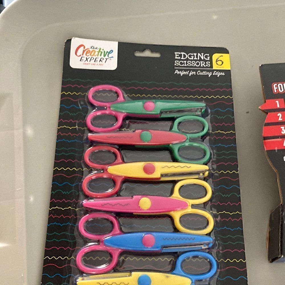 Edging Scissors for Crafts 6 pairs